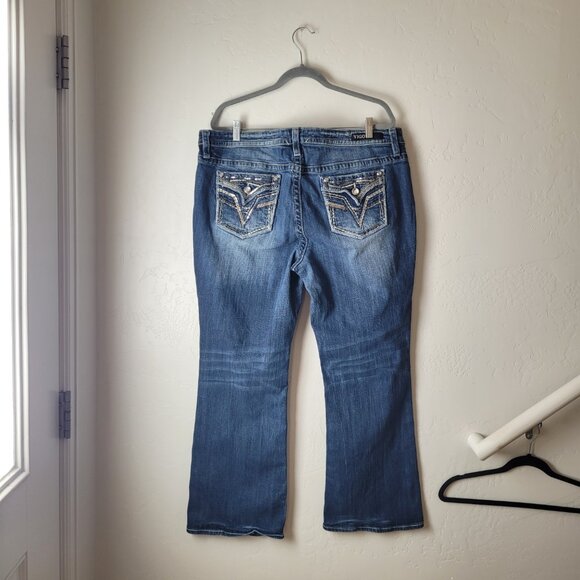 Vigoss Heritage Fit Dark wash Bootcut Jeans - Picture 4 of 9